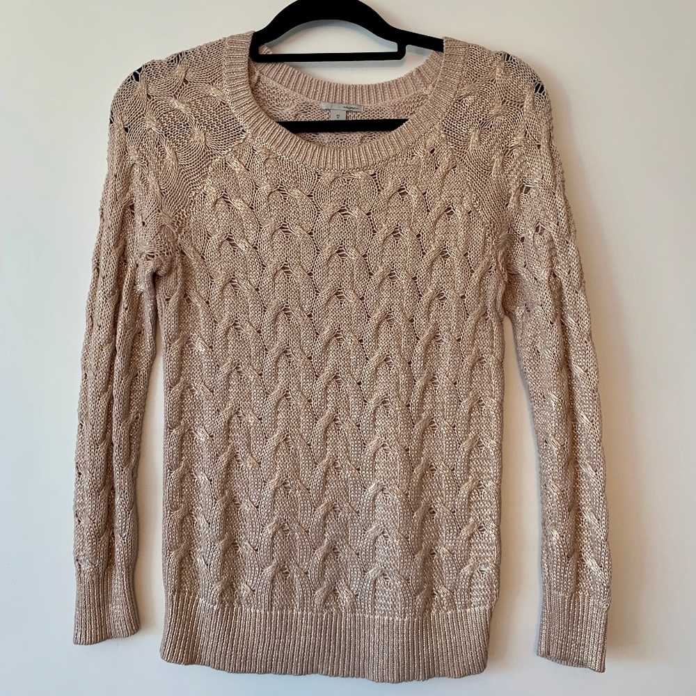 Halogen Knit Metallic Sweater
